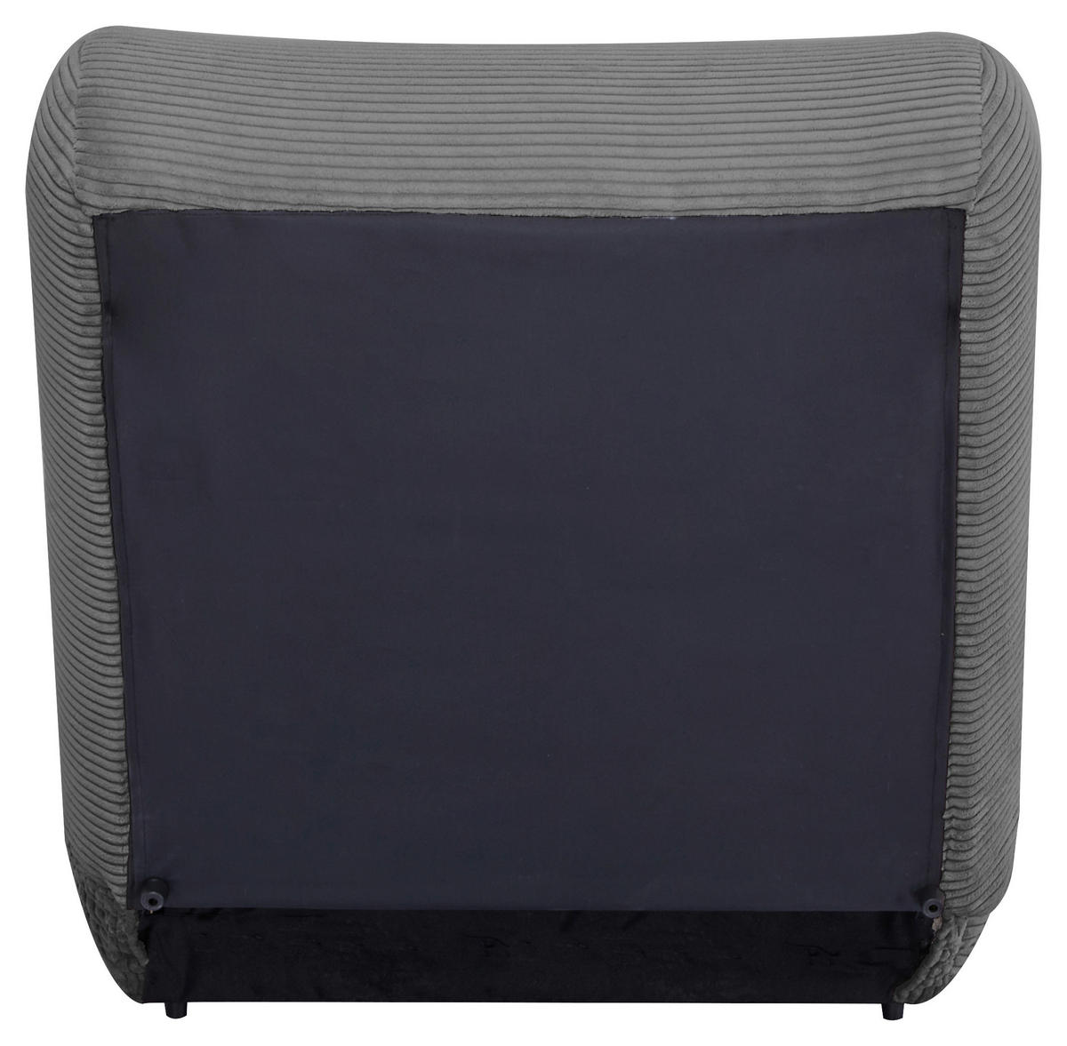SCHLAFSESSEL in Cord Dunkelgrau  - Dunkelgrau, Design, Textil (81/88/160cm) - Livetastic