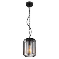 UTOMHUSLAMPA - klar/svart, Design, metall/plast (16/75,5cm) - Globo