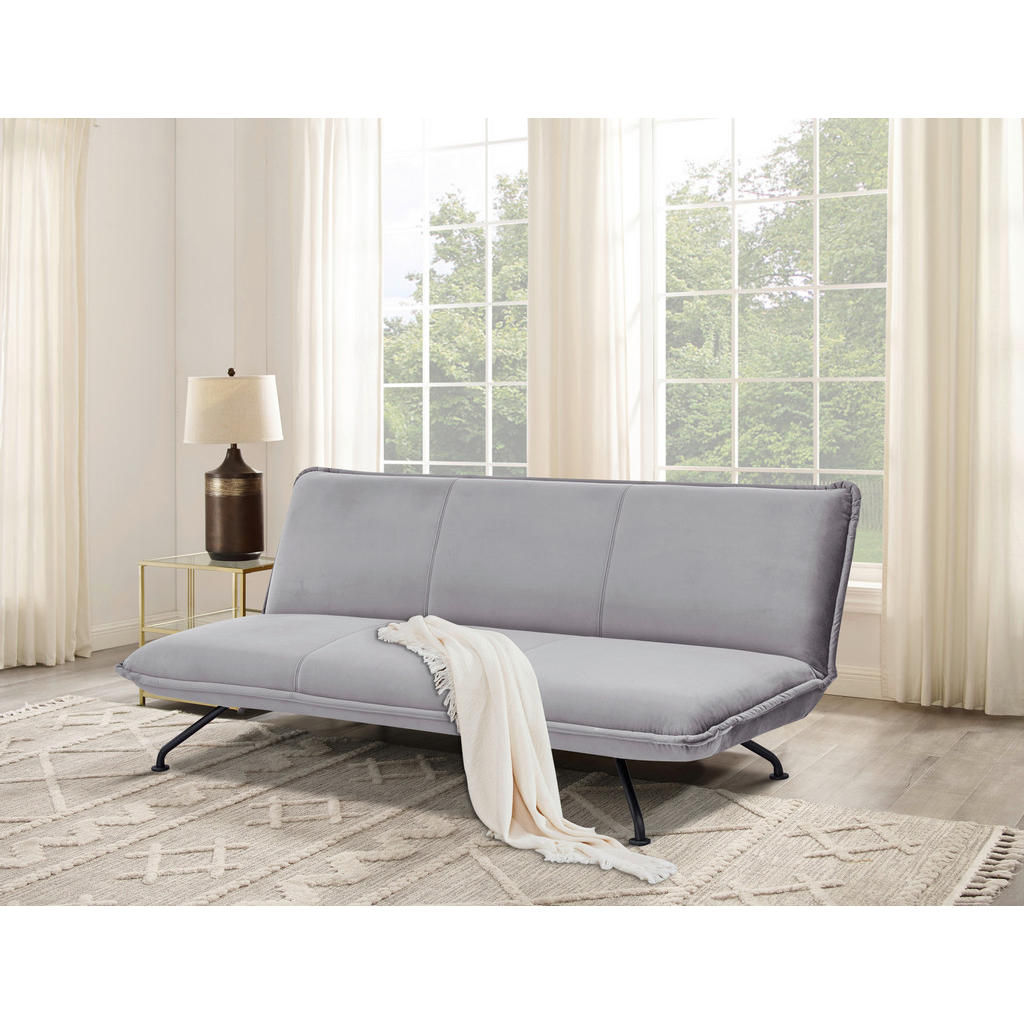 Thumbnail - Mid.you Schlafsofa, Grau, Textil, 3-Sitzer, 190x75x89 cm, Liegefunktion, Wohnzimmer, Sofas & Couches, Schlafsofas, Klapp...