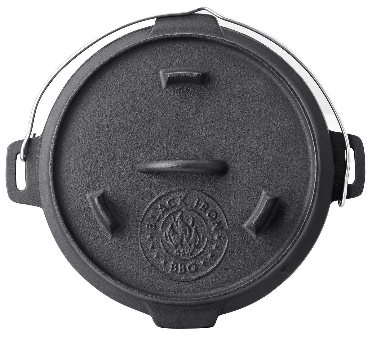 SADA NÁDOBÍ - HOLANDSKÁ TROUB  - černá, Basics, kov (4,2kg) - GSW