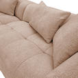 ECKSOFA Rosa Flachgewebe  - Schwarz/Rosa, KONVENTIONELL, Kunststoff/Textil (170/280cm) - Carryhome