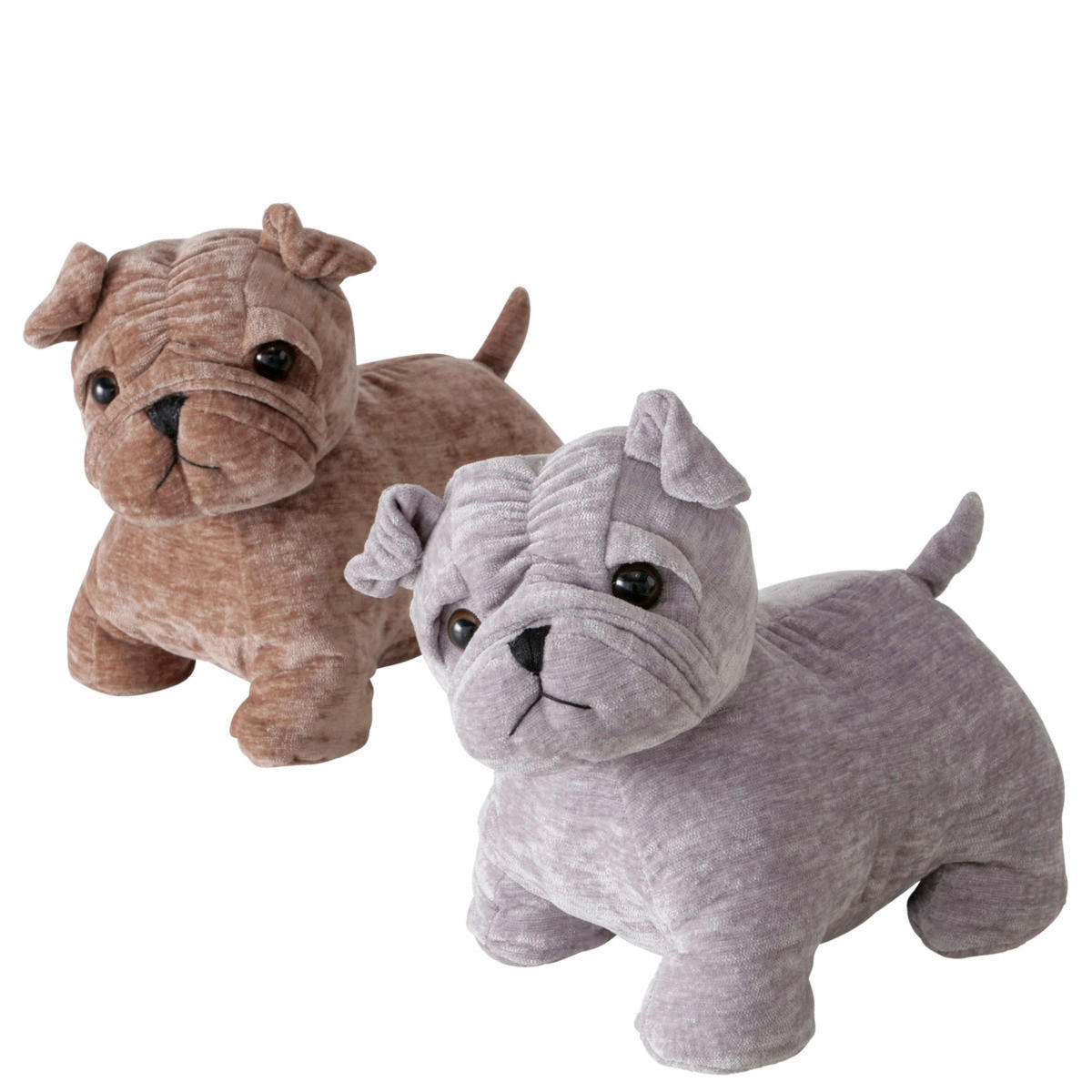 DVEŘNÍ ZARÁŽKA - šedá/hnědá, Lifestyle, textil (22/13/20cm)