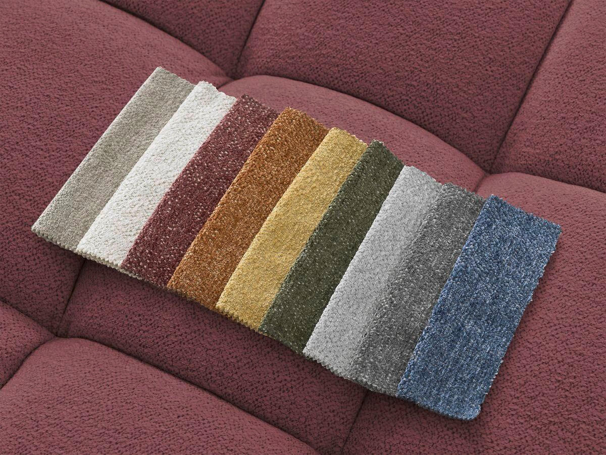 SCHLAFSOFA EVEREST  mit Armteil links, Armteil rechts Flachgewebe Rot  - Rot/Schwarz, MODERN, Kunststoff/Textil (278/115/90cm) - Livetastic