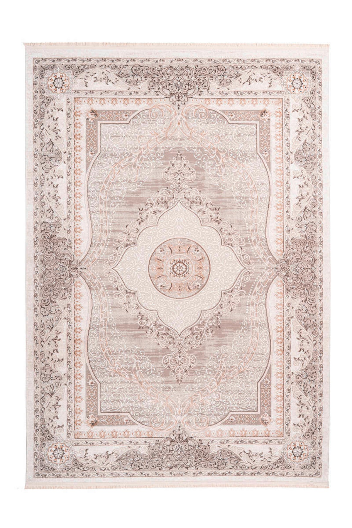 VINTAGE KOBEREC, 80/150 cm, šedá, barvy stříbra - šedá/barvy stříbra, Design, textil (80/150cm)
