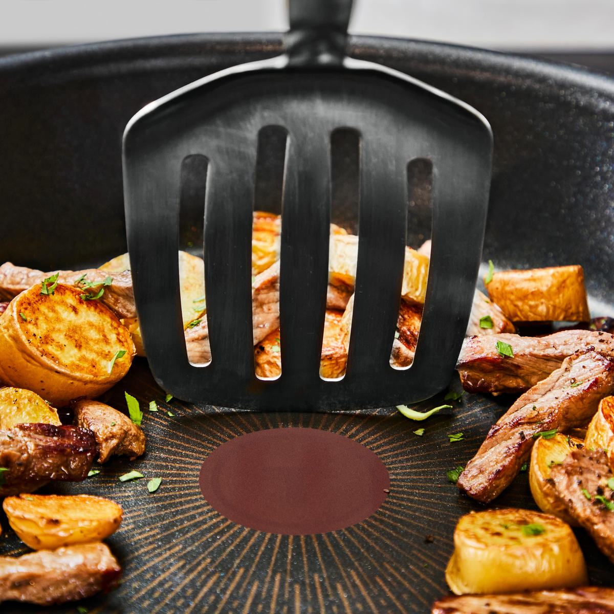 PFANNE Excellence G7 32 cm  - Schwarz, Basics, Metall (32cm) - Tefal