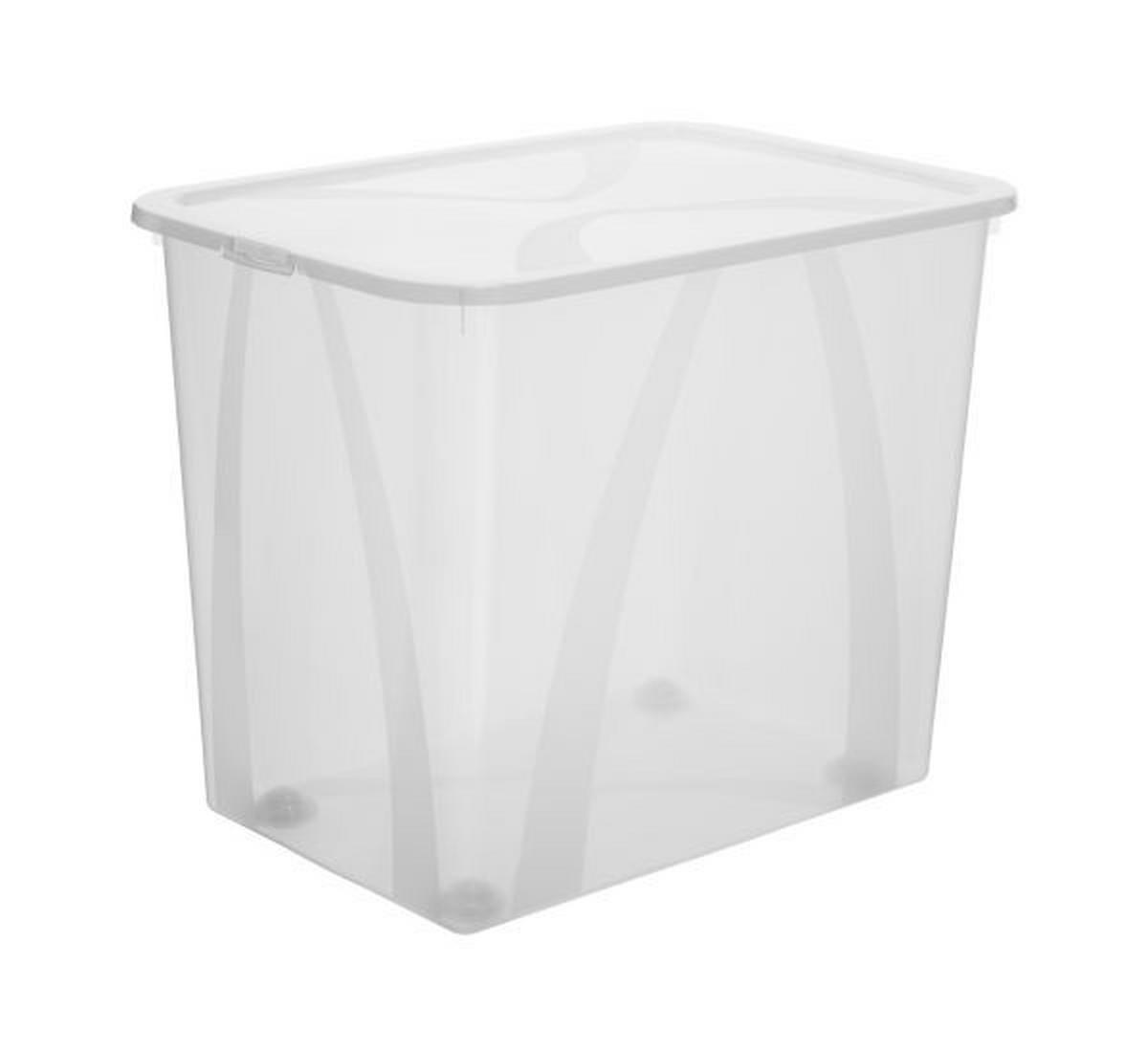 BOX S VEKOM, 70 l - prírodná farba, Konventionell, plast (57,1/39,2/46,5cm) - Rotho