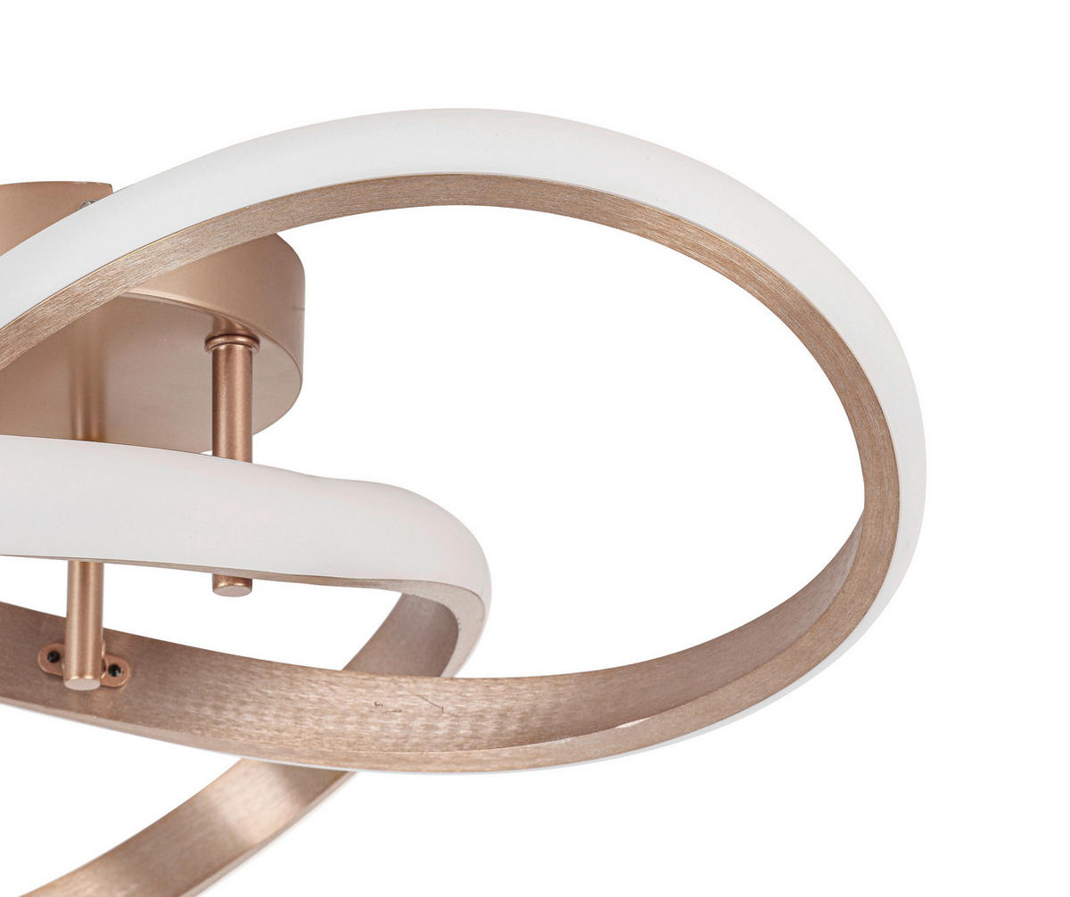 LED PLAFONJERA - kapućino, Osnovno, metal/plastika (55/19cm) - Ambiente