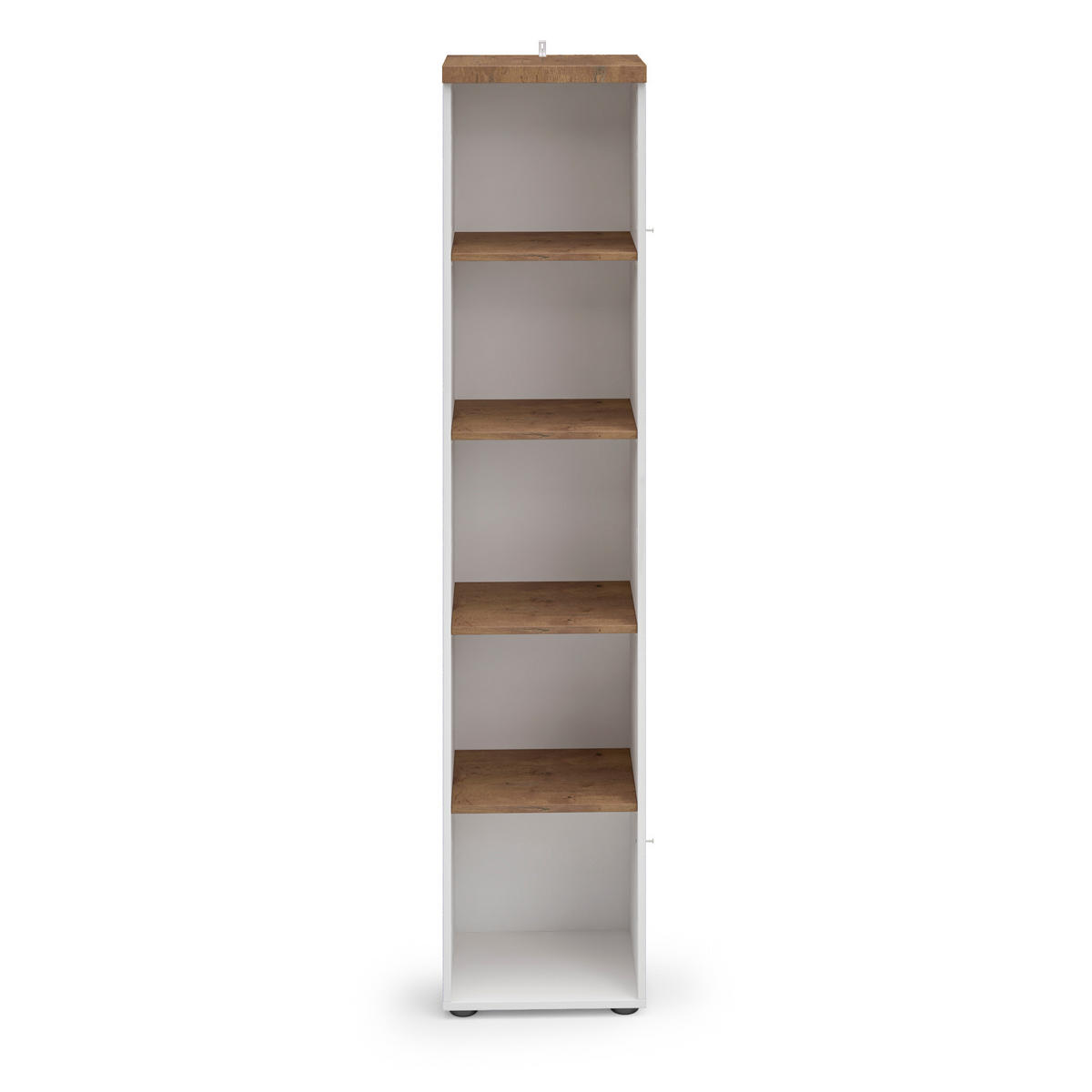 REGAL bijela, boje hrasta  drvni materijal  - bijela/boje hrasta, Design, drvni materijal/plastika (41/192/34cm) - Voleo