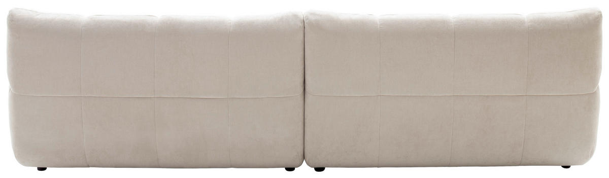 ECKSOFA  in Chenille Naturfarben  293/178 cm  - Schwarz/Naturfarben, Design, Kunststoff/Textil (293/178cm) - Pure Home Lifestyle