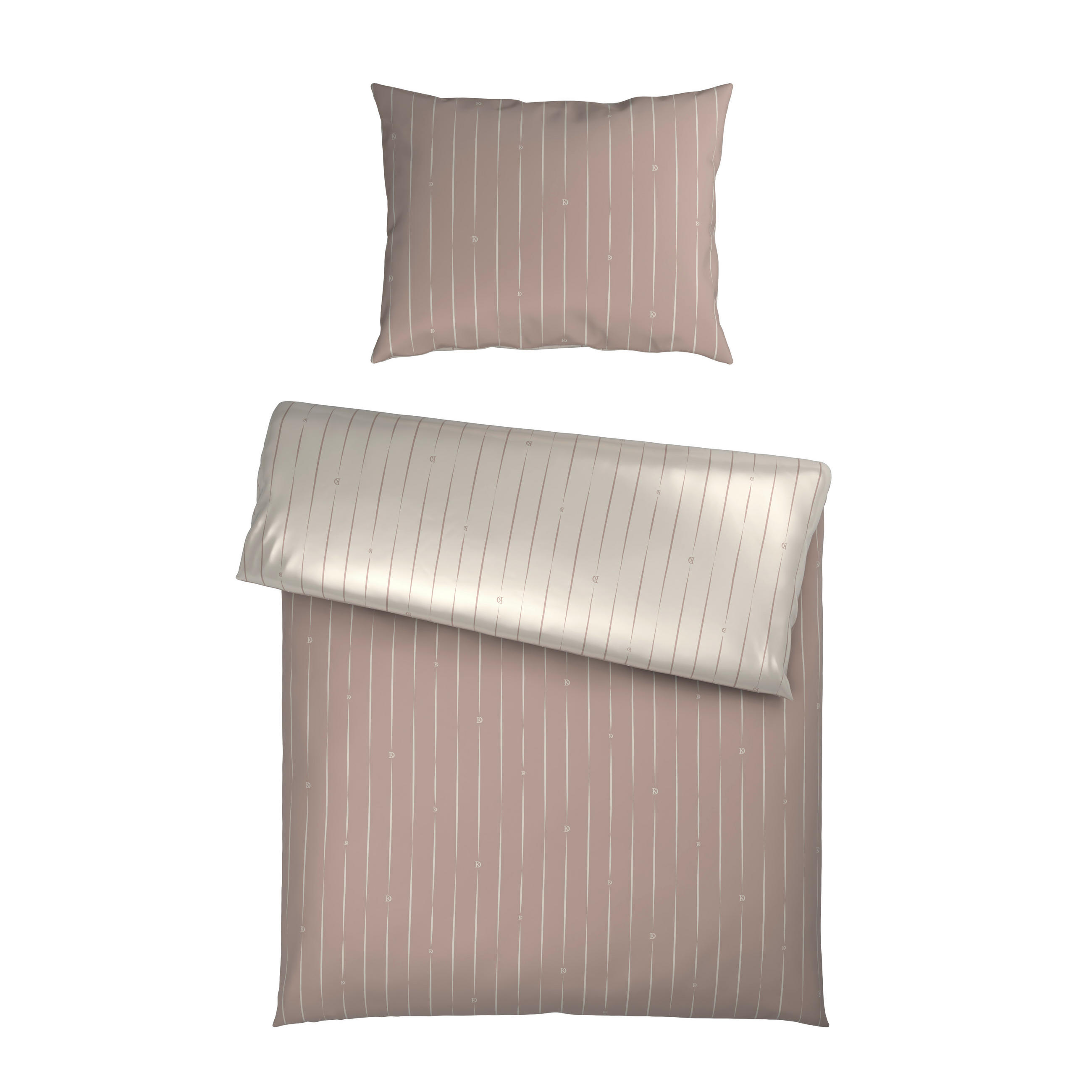 Dieter Knoll OBOUSTRANNÉ POVLEČENÍ, satén, béžová, 140/200 cm