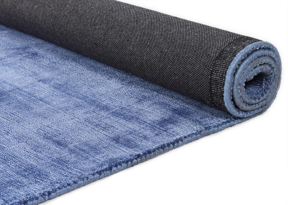 ROČNO TKANA PREPROGA  160/230 cm  tkano  modra  - modra, Basics, tekstil (160/230cm) - Tom Tailor