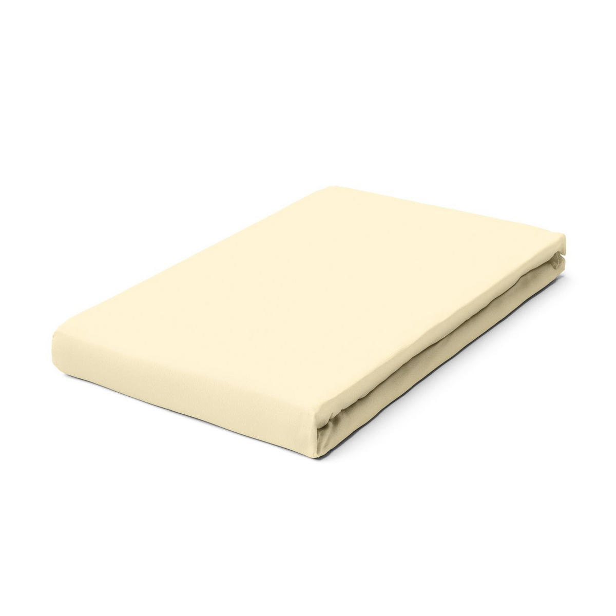 SPANNLEINTUCH 200-220/240 cm Jersey  - Hellgelb, Basics, Textil (200-220/240cm) - Schlafgut