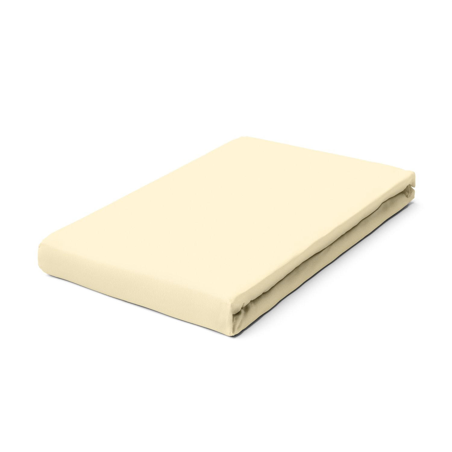 Schlafgut Spannbetttuch Pure Hellgelb 200-220x240 cm