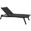 GARTENLIEGE 201/38/70 cm  - Anthrazit/Schwarz, Basics, Textil/Metall (201/38/70cm) - Stern