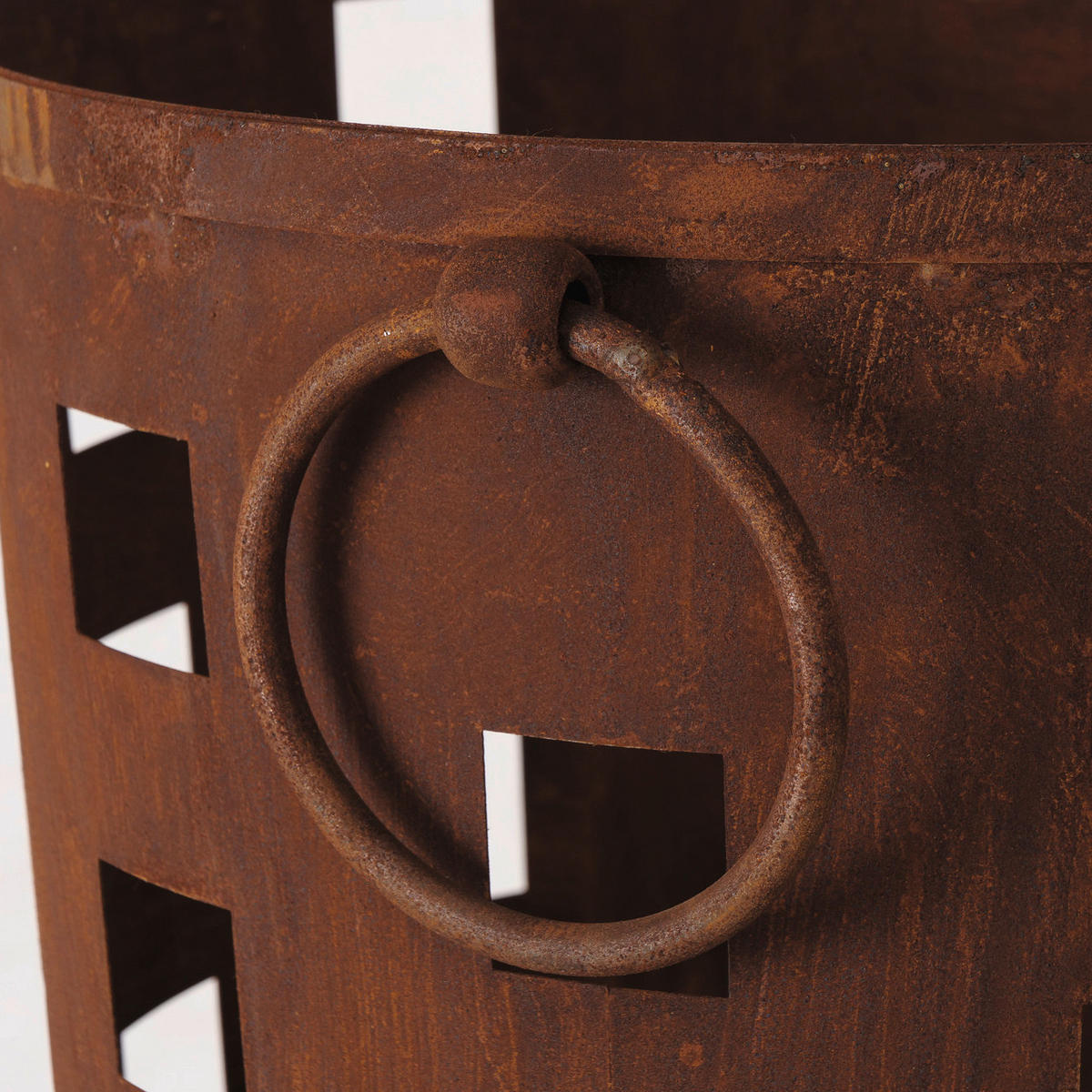 FEUERKORB  - Braun, ROMANTIK / LANDHAUS, Metall (40/55cm)