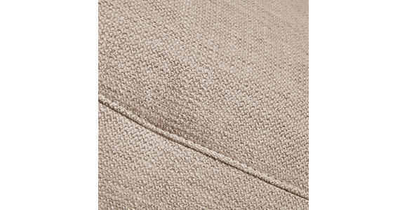 ECKSOFA Sandfarben Struktur - Sandfarben/Eichefarben, Design, Holz/Textil (305/163cm) - Novel