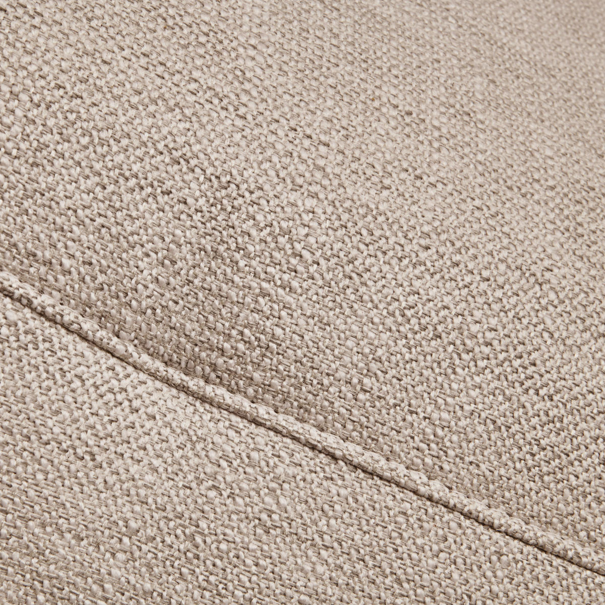 ECKSOFA in Struktur Sandfarben  - Sandfarben/Eichefarben, Design, Holz/Textil (305/163cm) - Novel