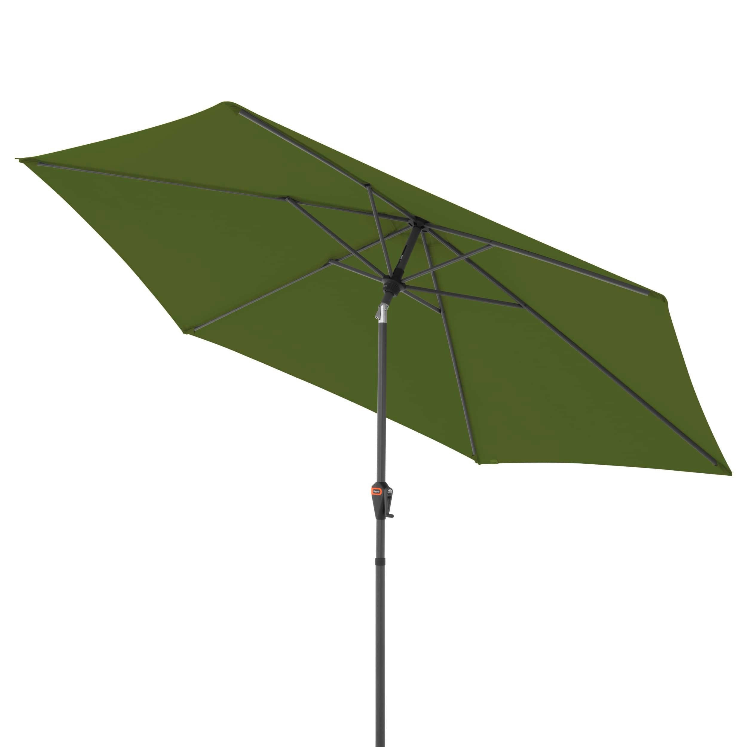 SONNENSCHIRM 305 cm  - Anthrazit/Grün, Basics, Textil/Metall (305/305cm) - Doppler