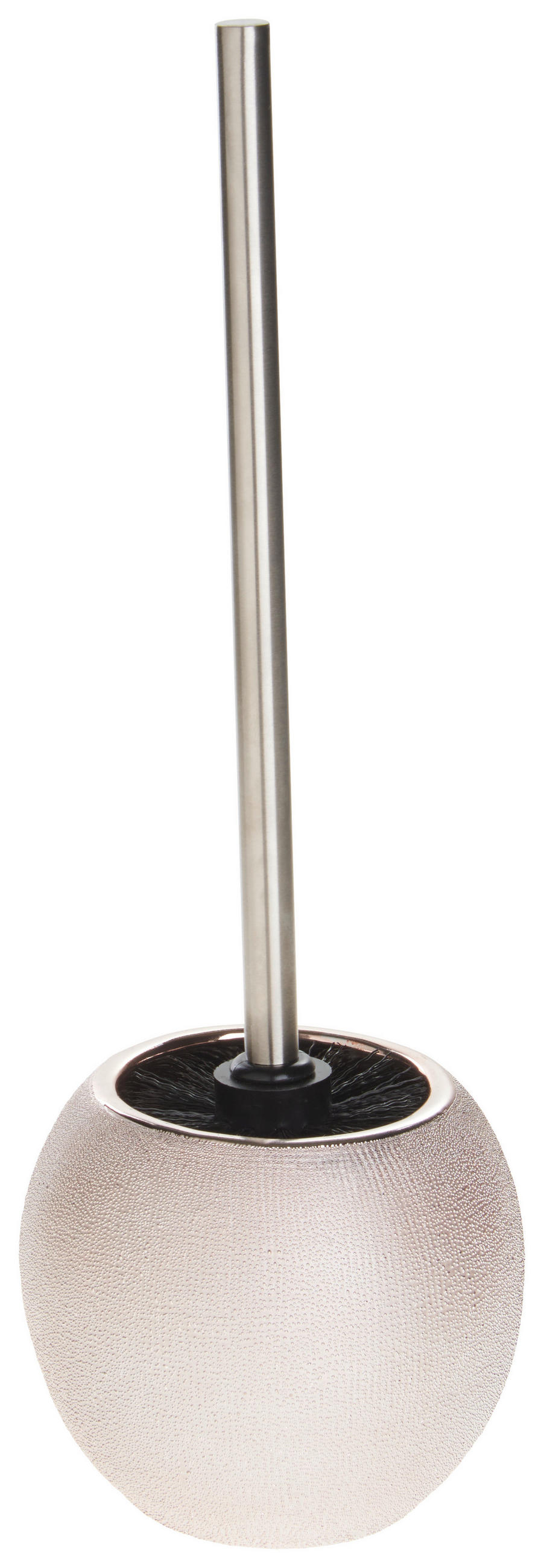 WC KEFA SO STOJANOM - ružová/chrómová, Basics, kov/plast (12/36cm) - Sadena