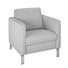 SESSEL Silberfarben - Edelstahlfarben/Silberfarben, Design, Textil/Metall (81/83/81cm) - JOOP!