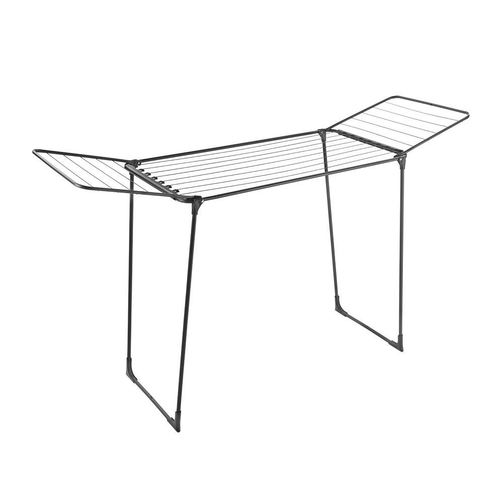 WÄSCHETROCKNER Hydra Onyx  - Schwarz, Basics, Metall (179/105/56cm) - Metaltex