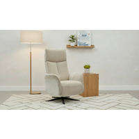RELAXSESSEL NUBBI Webstoff    - Beige/Schwarz, Design, Textil/Metall (75/109/84/148/84cm) - Livetastic