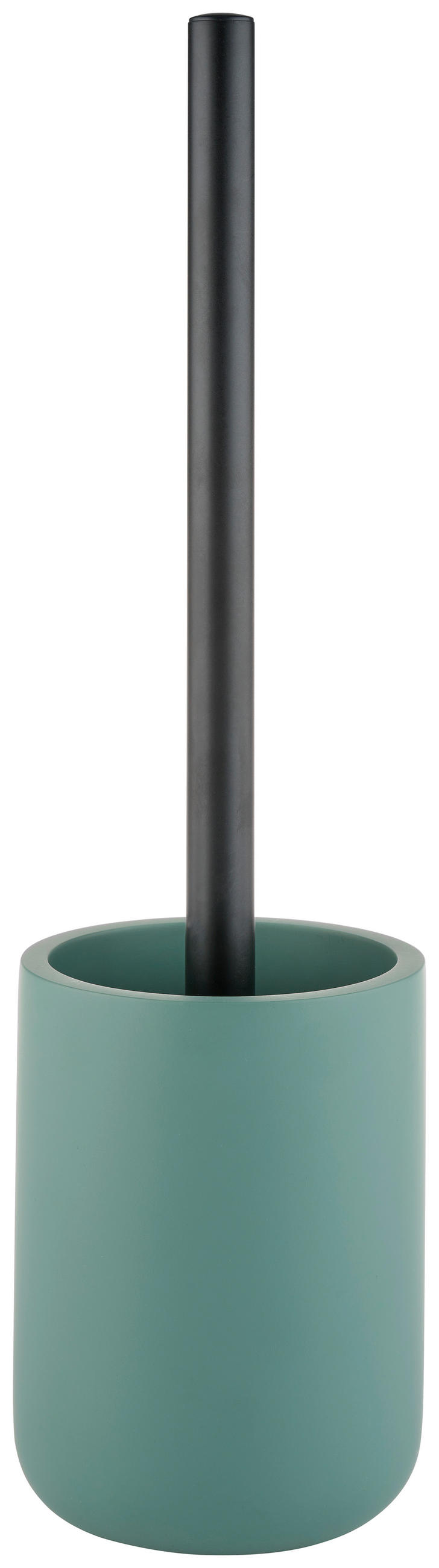 WC KEFE fém, műanyag  műanyag   - fekete/zöld, Trend, műanyag/fém (9,3/36,8cm) - Homeware
