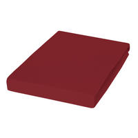 SPANNBETTTUCH Jersey 150/200 cm  - Weinrot, Basics, Textil (150/200cm) - Janine