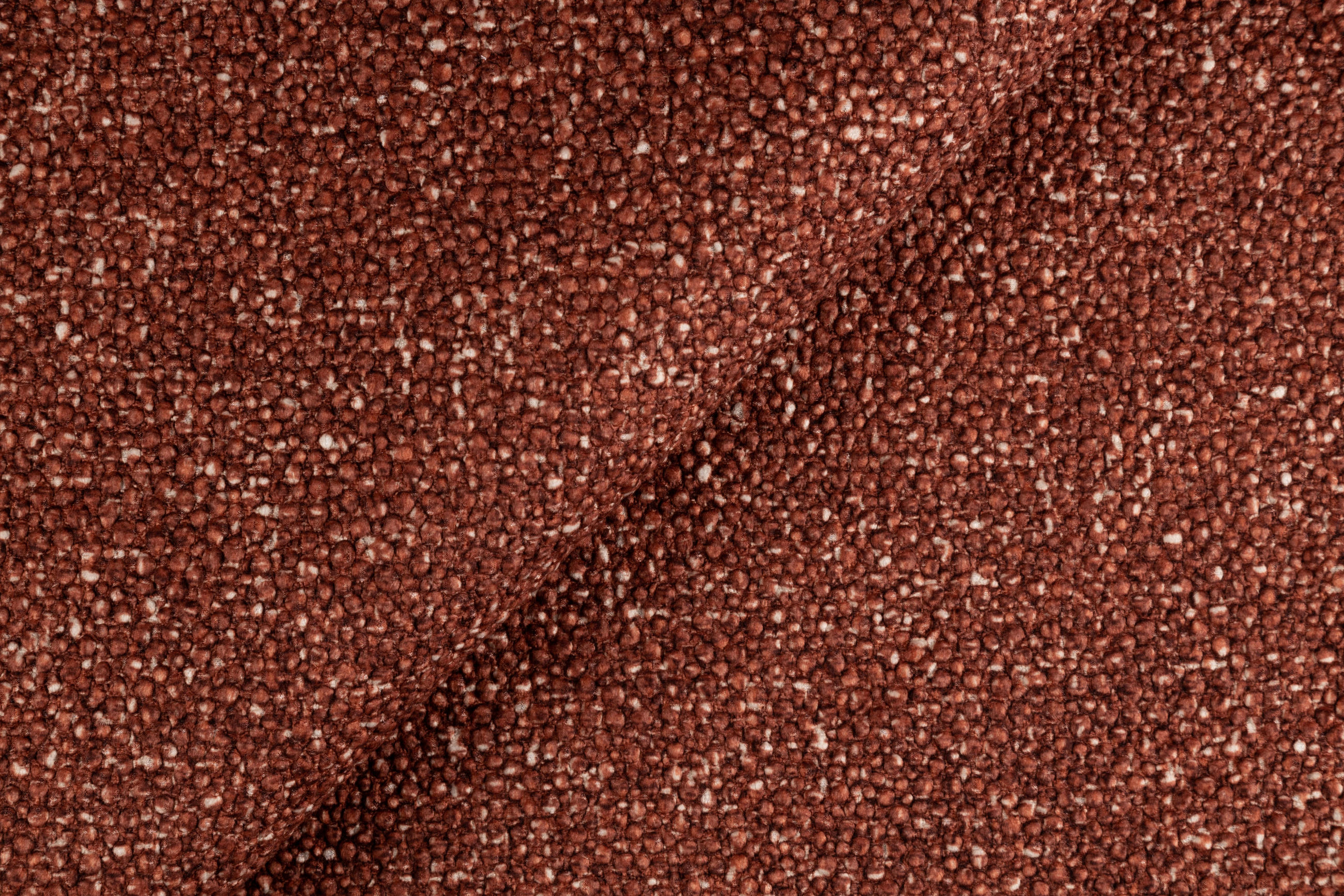 3-SITZER-SOFA Struktur Rostfarben  - Rostfarben/Schwarz, Design, Holz/Textil (196/85-104/95cm) - Novel