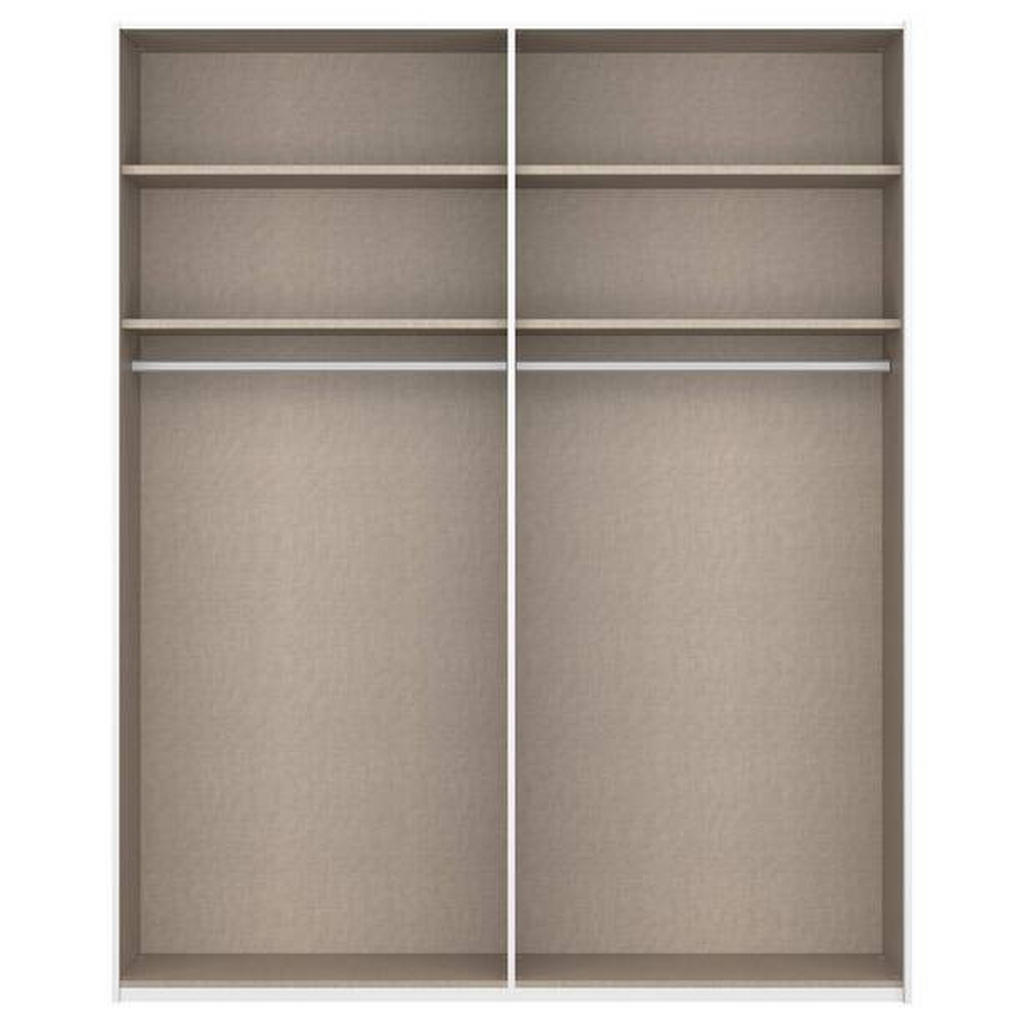 Thumbnail - Xora Schwebetürenschrank X-Tend, Graphit, Grau, Holzwerkstoff, 4 Fächer, 181x223x68 cm, Blauer Engel, Goldenes M, BQ - B...