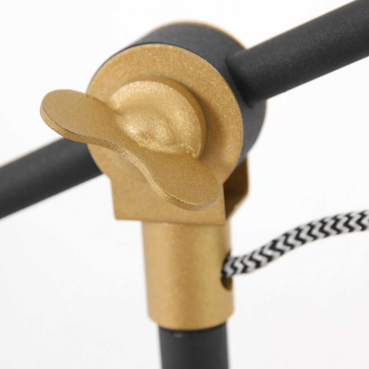 TISCHLEUCHTE - Grau, Trend, Metall (40/40/18cm)