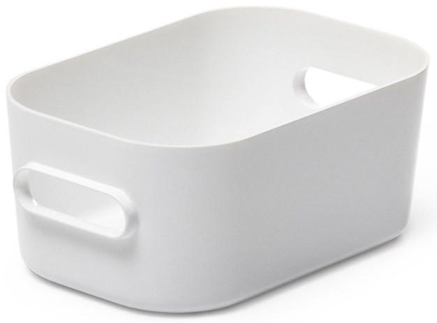 FÖRVARINGSLÅDA 14,5/9,5/6 cm   - vit, Basics, plast (14,5/9,5/6cm) - Smart Store