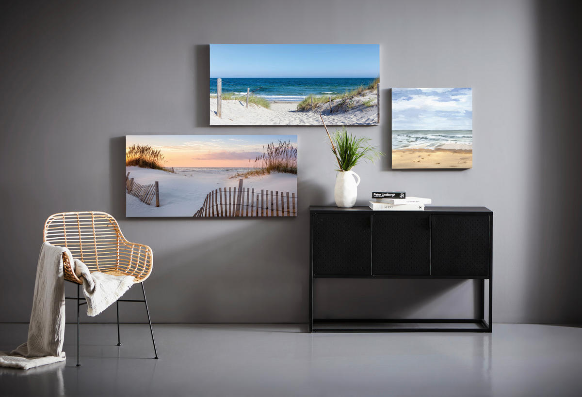 LEINWANDBILD Strand & Meer  - Multicolor, LIFESTYLE, Holz/Papier (115/55/3cm) - Euroart