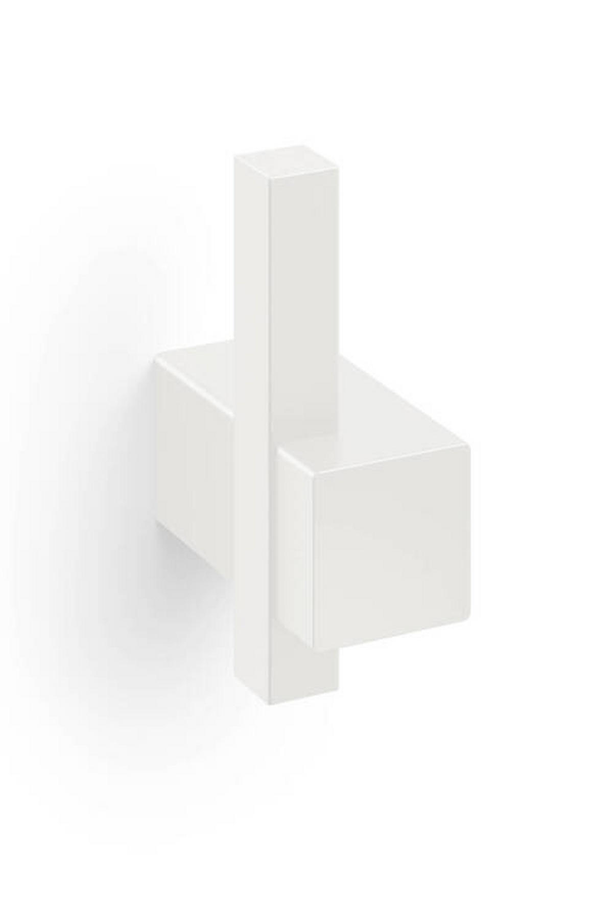 KUKICA ZA RUČNIK  bijela  metal  CARVO  - bijela, Konvencionalno, metal (2,3/6,5/4,5cm) - Zack