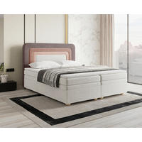 BOXBETT 180/200 cm  in Braun, Naturfarben, Rotbraun  - Rotbraun/Braun, MODERN, Holz/Kunststoff (180/200cm) - Livetastic