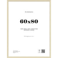 BILDERRAHMEN 63,5/83,5/2,5 cm  - Ahornfarben, Basics, Holzwerkstoff (63,5/83,5/2,5cm)