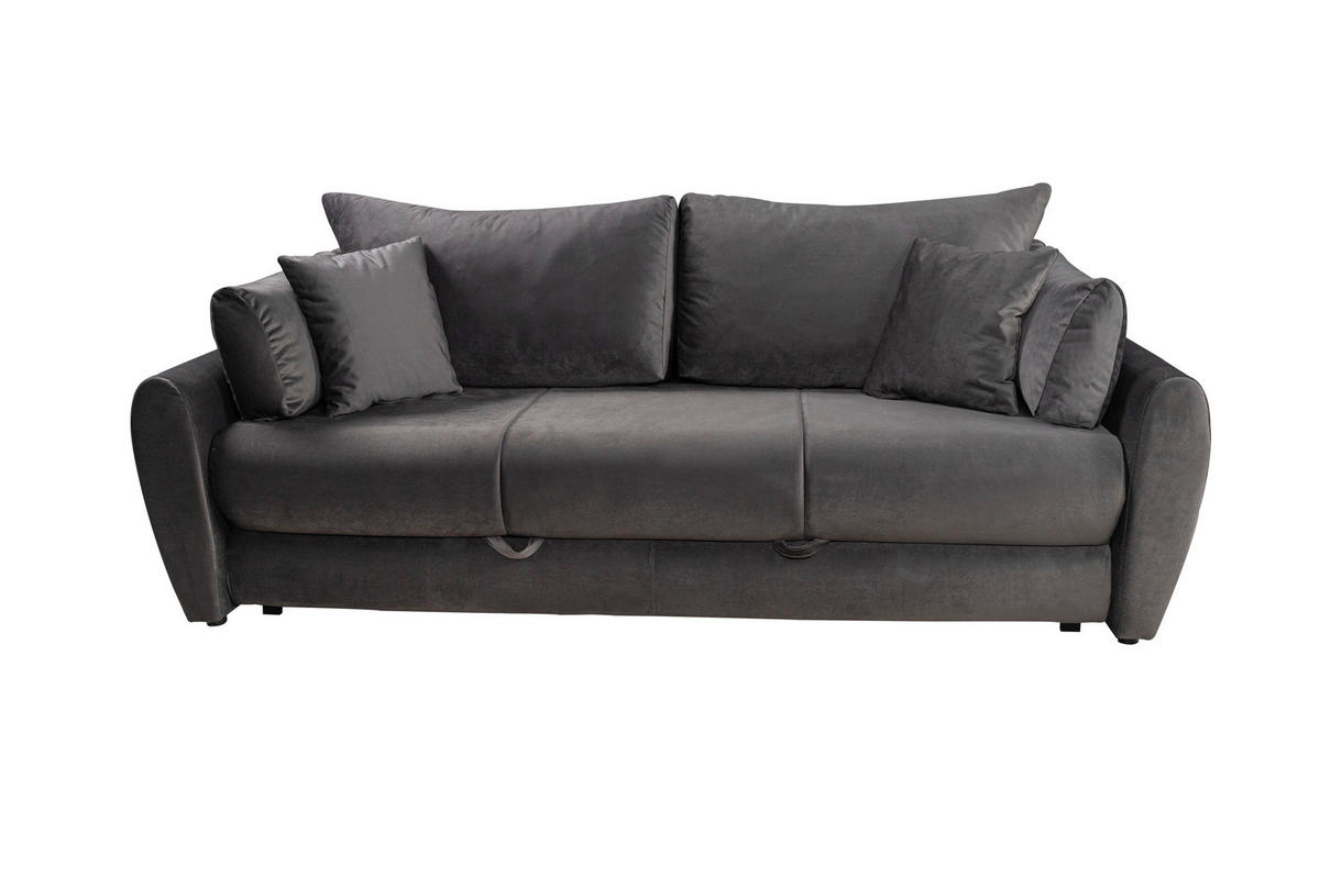 SOFA siva  - siva, Moderno, drvo (235/115/95cm) - Hom`in