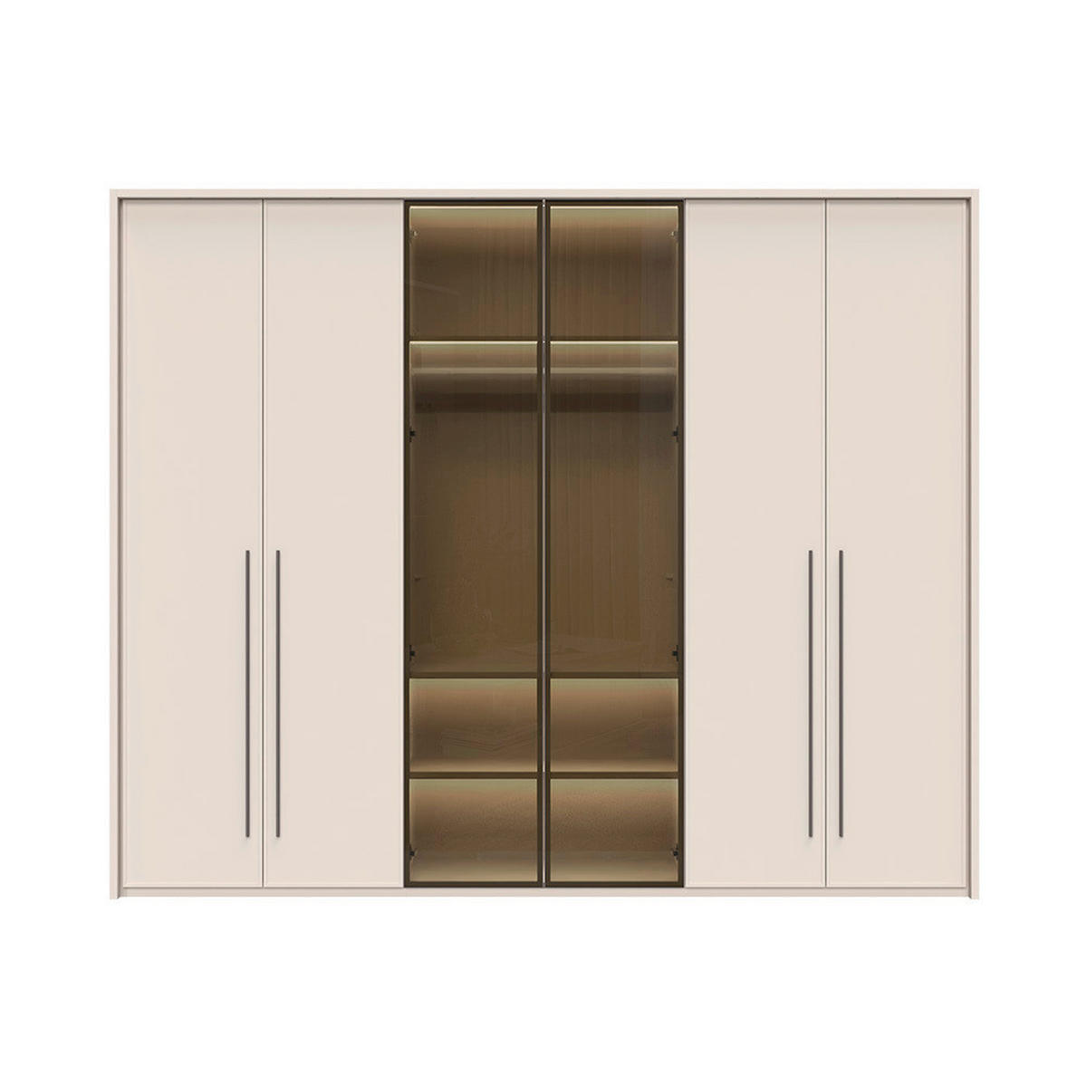 ORMAR SA KLASIČNIM VRATIMA  277/226/60 cm  - Dizajnerski, staklo/pločasti materijal (277/226/60cm)