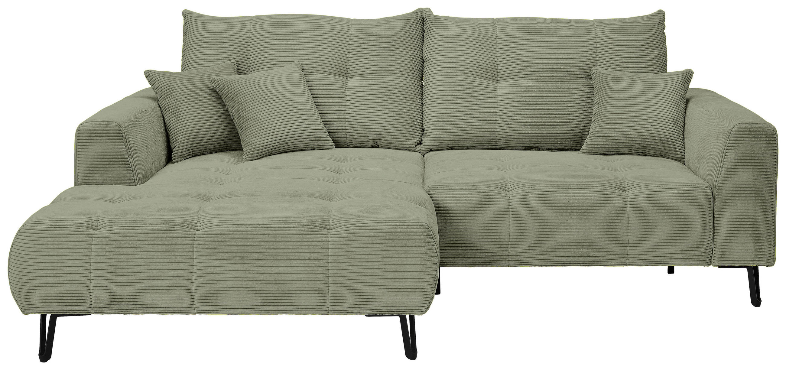 Freisteller von Carryhome ECKSOFA Olivgrün Cord.