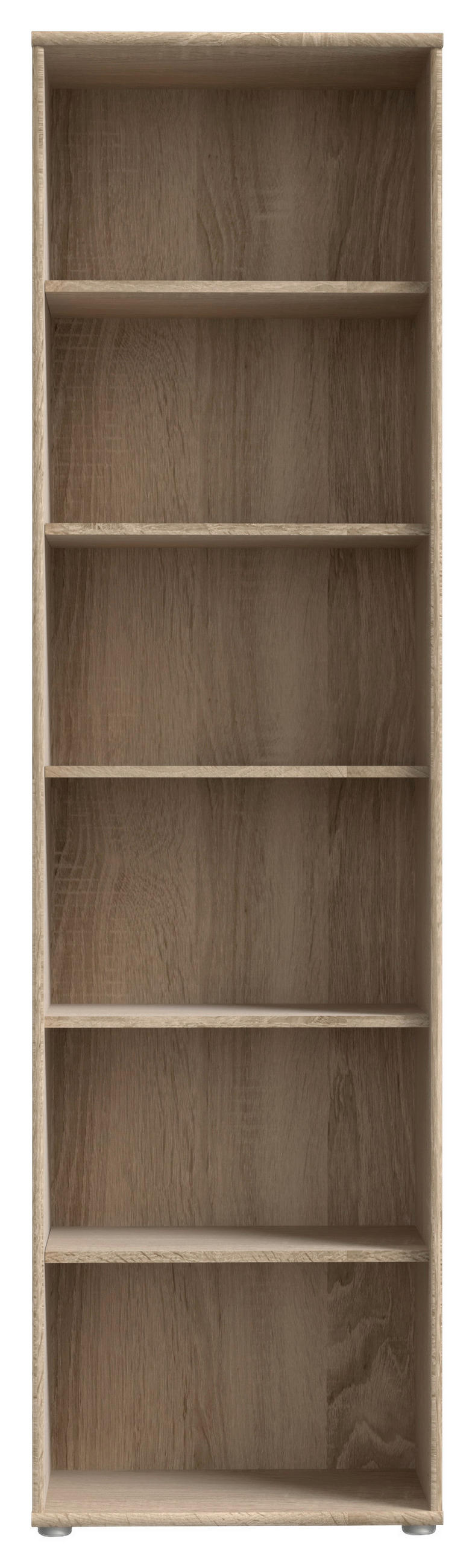 REGAL Sonoma Eiche  - Alufarben/Sonoma Eiche, Design, Holzwerkstoff/Kunststoff (54/197,5/34,8cm)