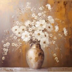 METALLBILD Stillleben  - Multicolor, Basics, Metall (50/50/2cm) - Euroart