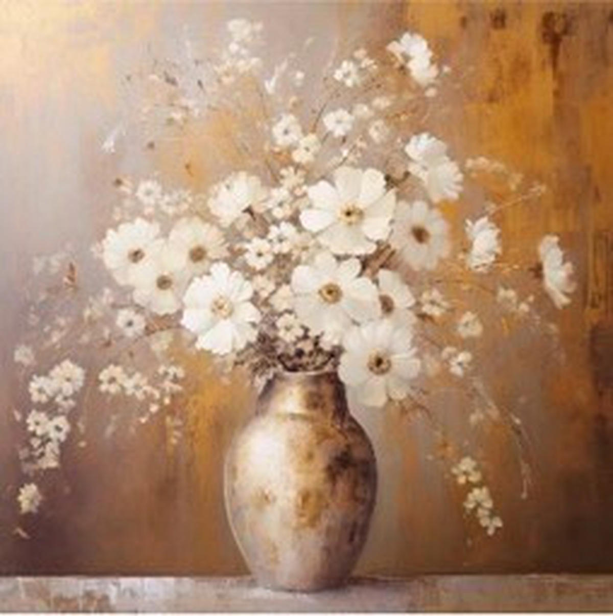 OBRAZ NA KOVU, zátiší, 50/50/2 cm - Basics, kov (50/50/2cm)