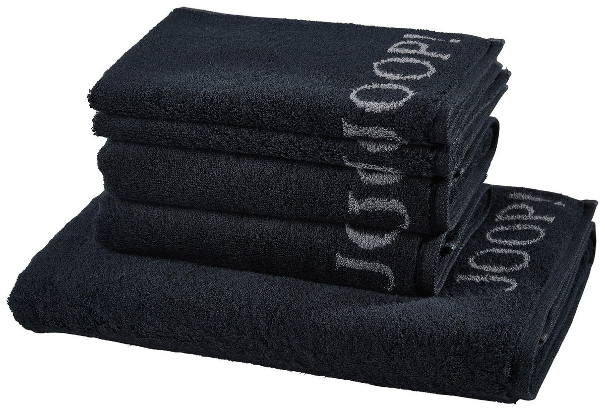 SADA RUČNÍKŮ A OSUŠEK, černá - černá, Basics, textil - Joop!