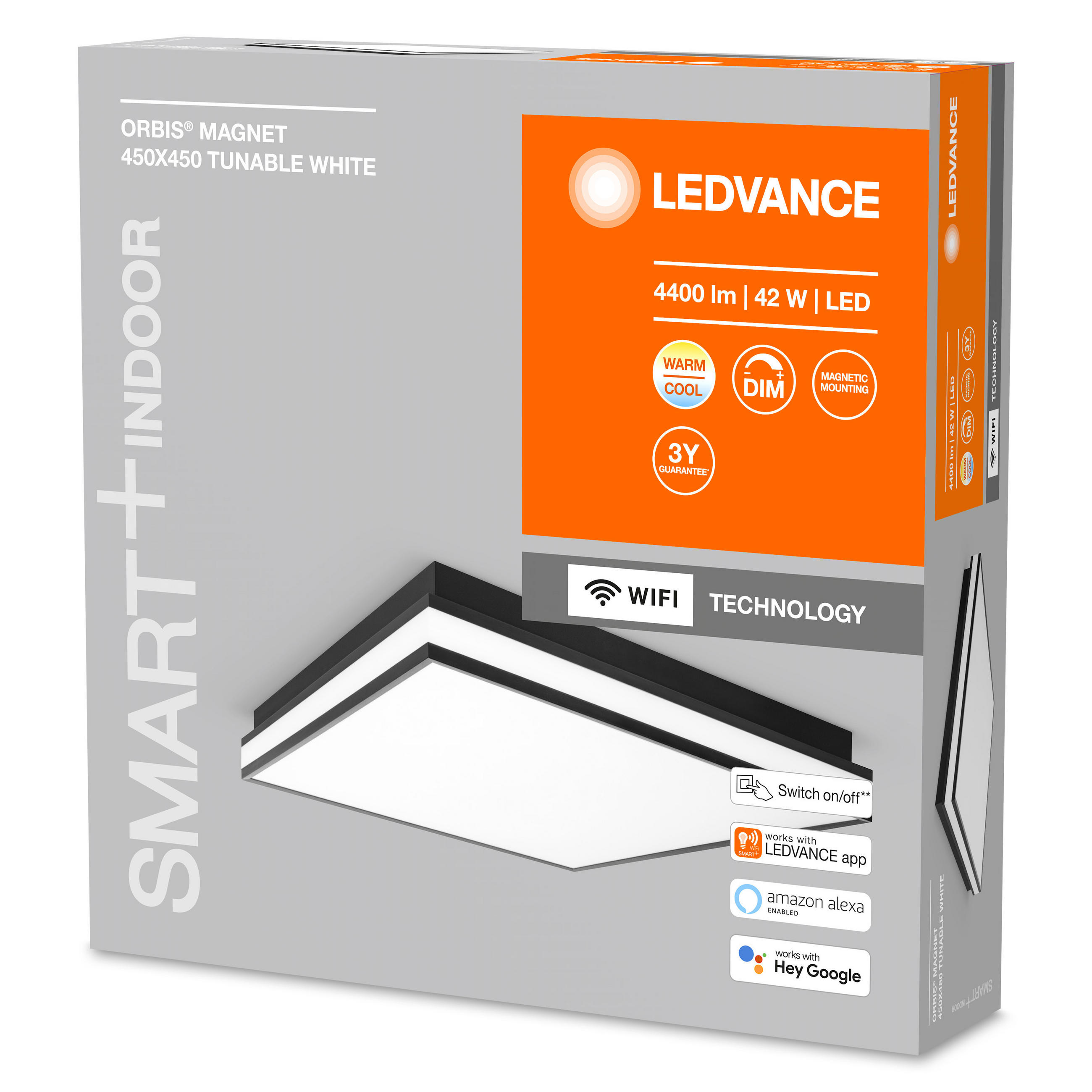LED-DECKENLEUCHTE Smart+ Orbis Magnet  Smart 45/45/5 cm   - Basics (45/45/5cm) - Ledvance
