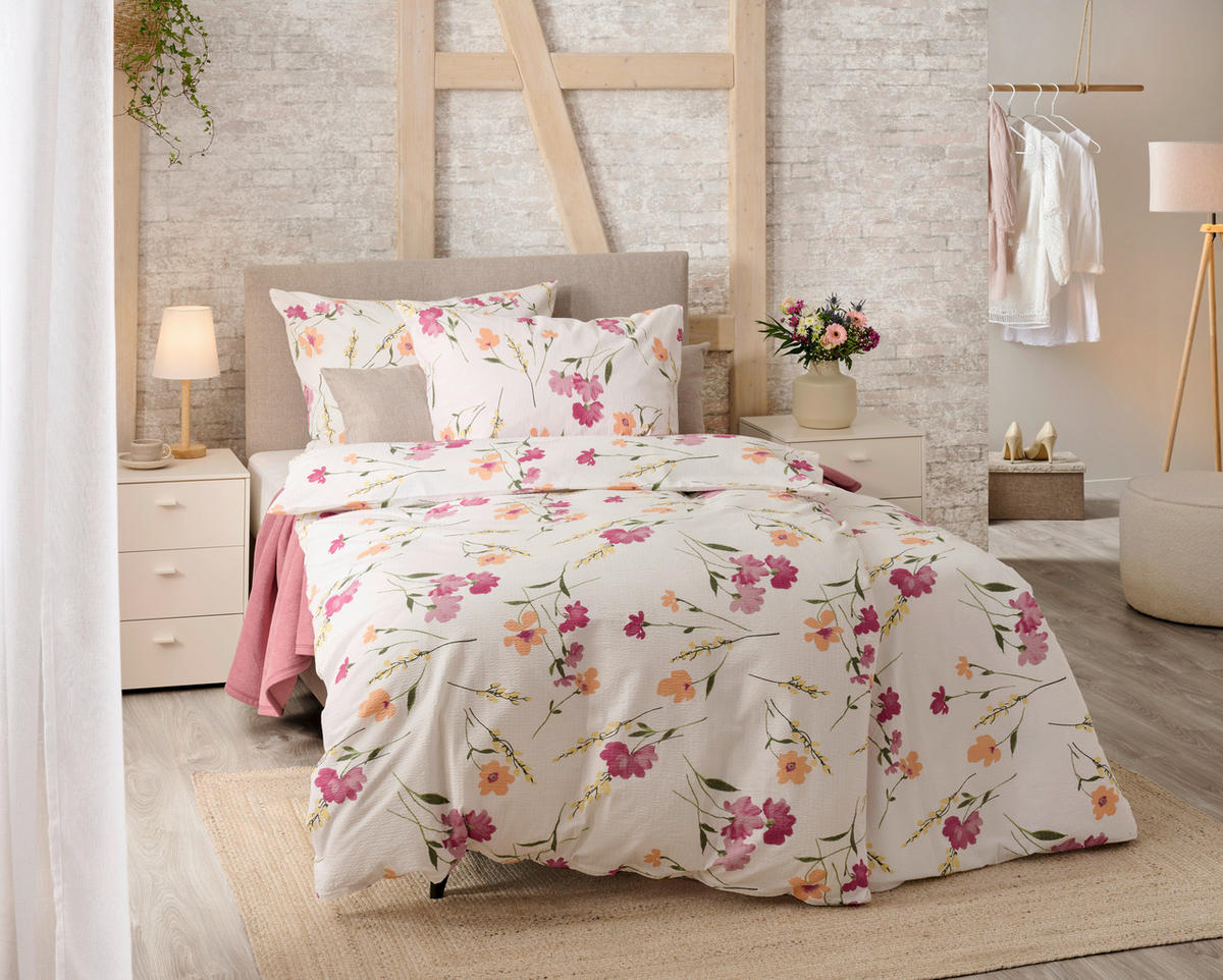 BETTWÄSCHE Seersucker 140/200 cm  - Multicolor, Basics, Textil (140/200cm) - Esposa