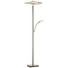 LED-STEHLEUCHTE - Weiß/Nickelfarben, KONVENTIONELL, Kunststoff/Metall (182cm) LED-STEHLEUCHTE - Weiß/Nickelfarben, KONVENTIONELL, Kunststoff/Metall (182cm)