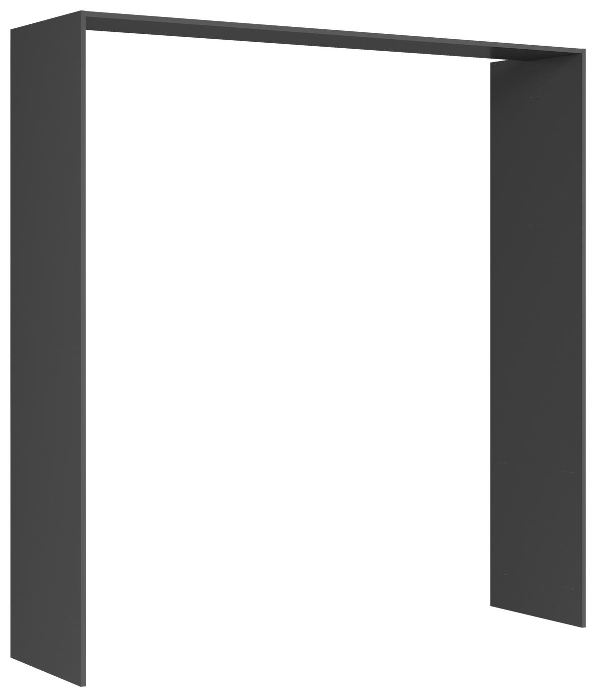 PASSEPARTOUTRAHMEN 213,7/222,7/58,5 cm   - Graphitfarben, Basics, Holzwerkstoff (213,7/222,7/58,5cm) - Visiona