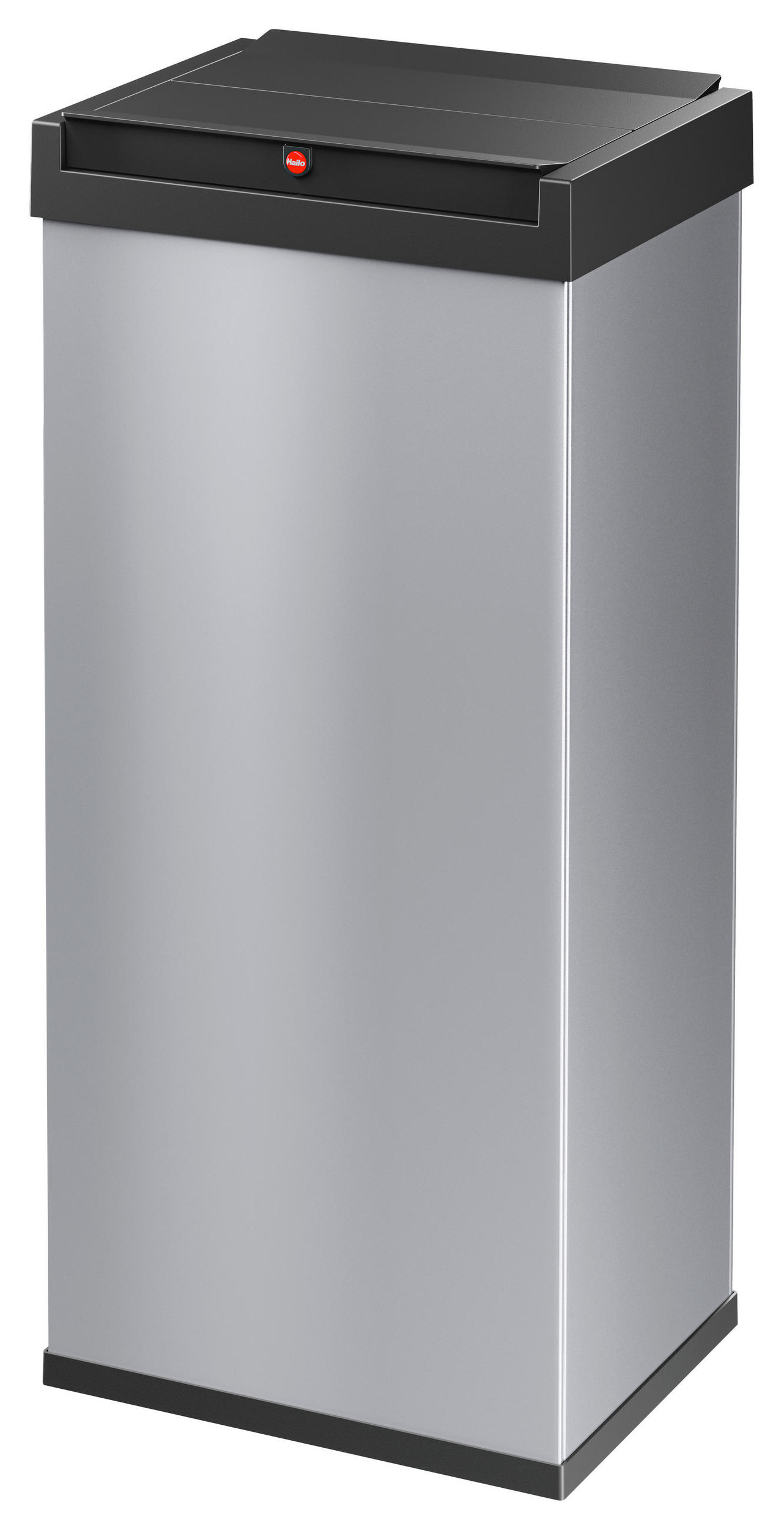 ABFALLSAMMLER BIG-BOX SWING XL 52 L  - Silberfarben/Schwarz, Basics, Kunststoff/Metall (33,9/76,3/26cm) - Hailo