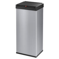 ABFALLSAMMLER BIG-BOX SWING XL 52 L  - Silberfarben/Schwarz, Basics, Kunststoff/Metall (33,9/76,3/26cm) - Hailo