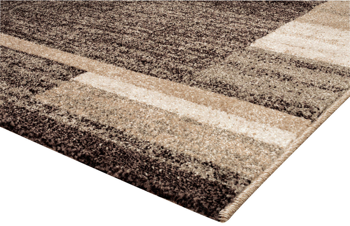 WEBTEPPICH Wohnzimmer 60/110 cm Braun  - Braun, Design, Textil (60/110cm) - Novel